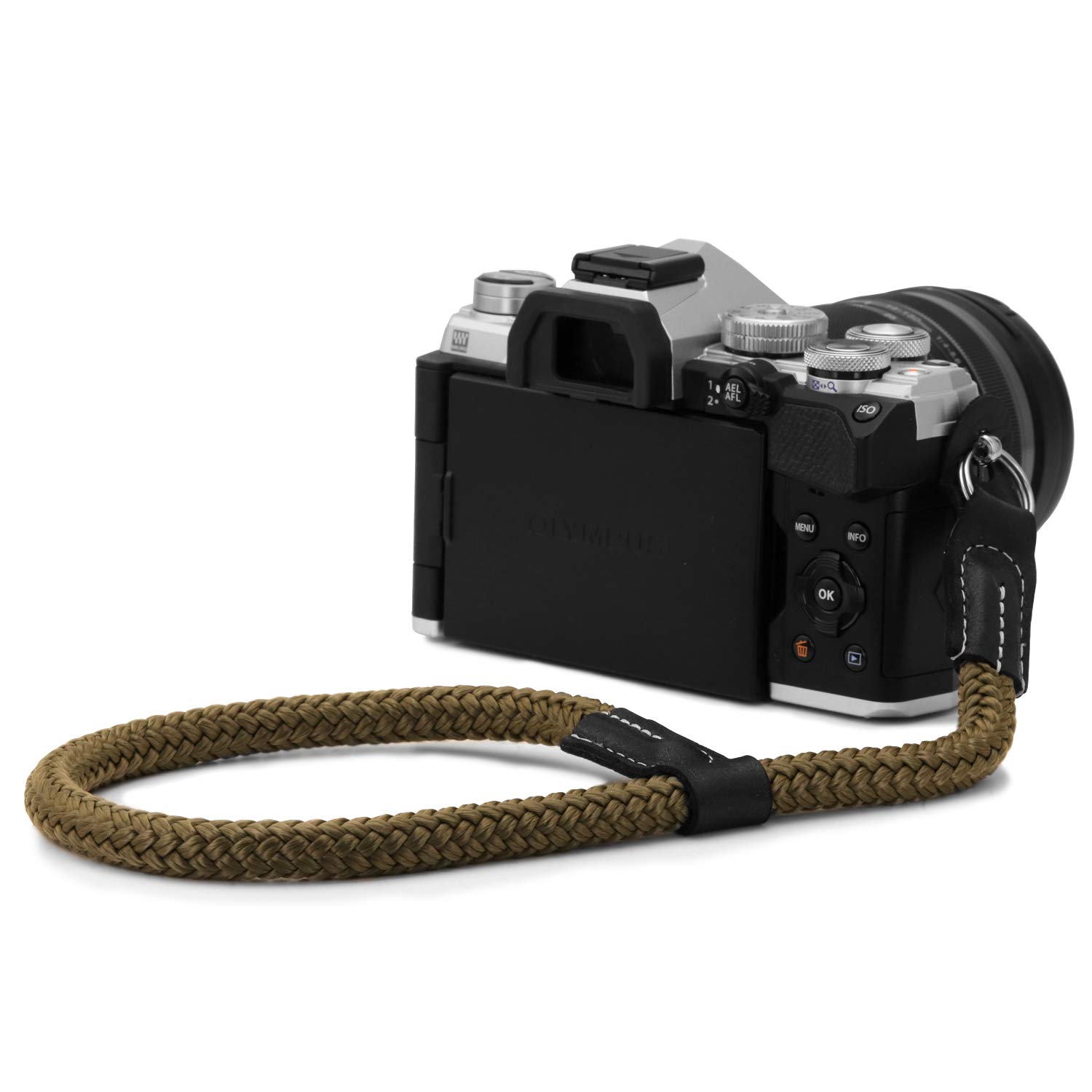 MegaGear Bawełniany Pasek Na Nadgarstek Do Aparatu DSLR/SLR - Bezpieczny, Uniwersalny