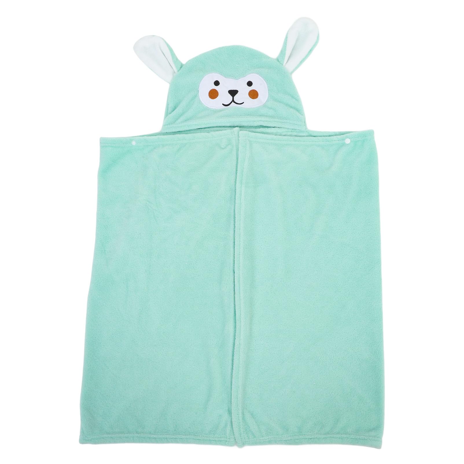 SOLUSTRE Hooded Towel Poncho Cute Cartoon Design Coral Fleece Bathrobe for Boys Soft Absorbent Quick Drying Towel Robe for Bathing and Swimming