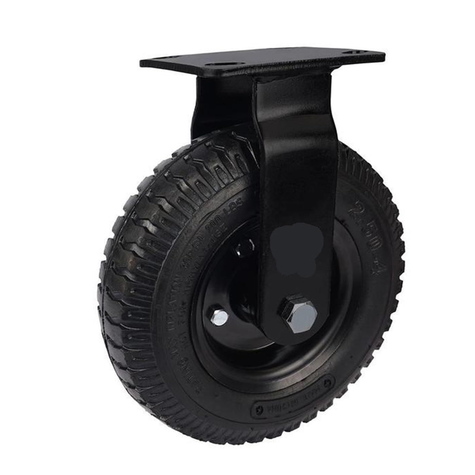 1 Piece 8-inch electrophoretic Inflatable Rubber Fixed casters Aerial Hotel Lobby Luggage cart