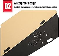 Vista 3 de Placa de matrícula a prueba de golpes, almohadilla de esponja de aislamiento acústico, marco de placa de matrícula, marco de placa de protección