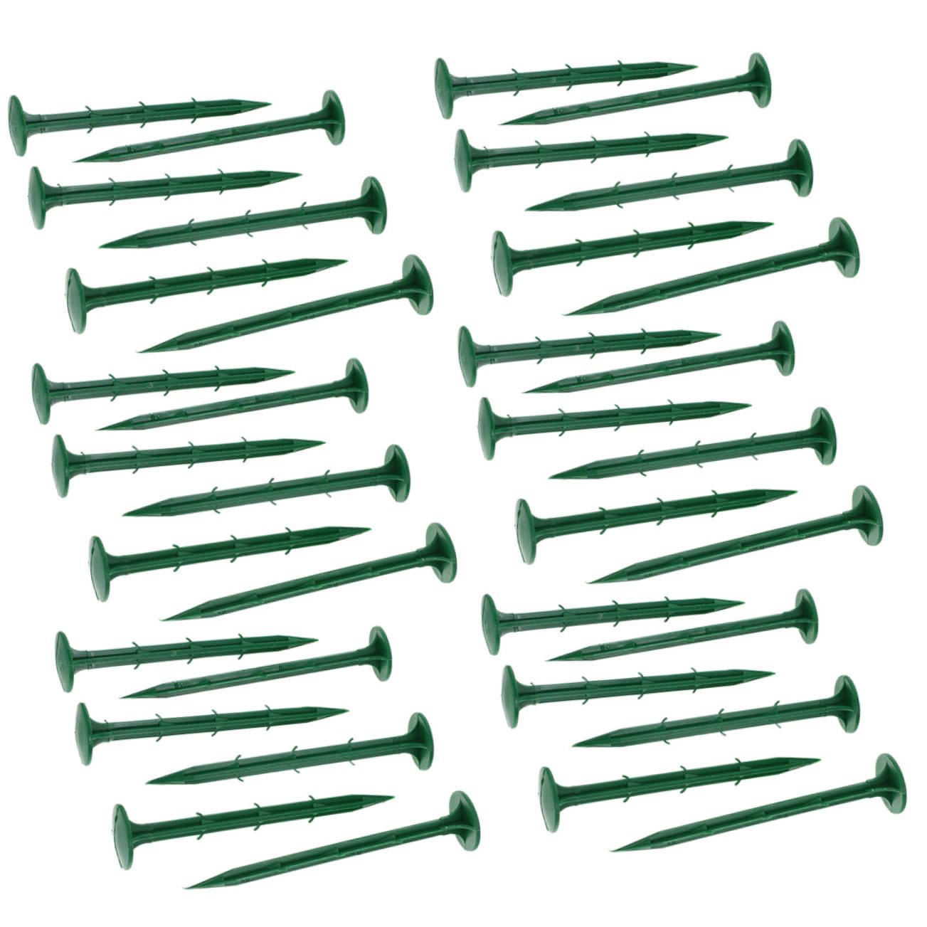 150 pezzi Picchetti da in Plastica Picchetti Resistenti per Telo Pacciamatura Tende e Fissaggio Antierbacce per Aiuole e Campeggio