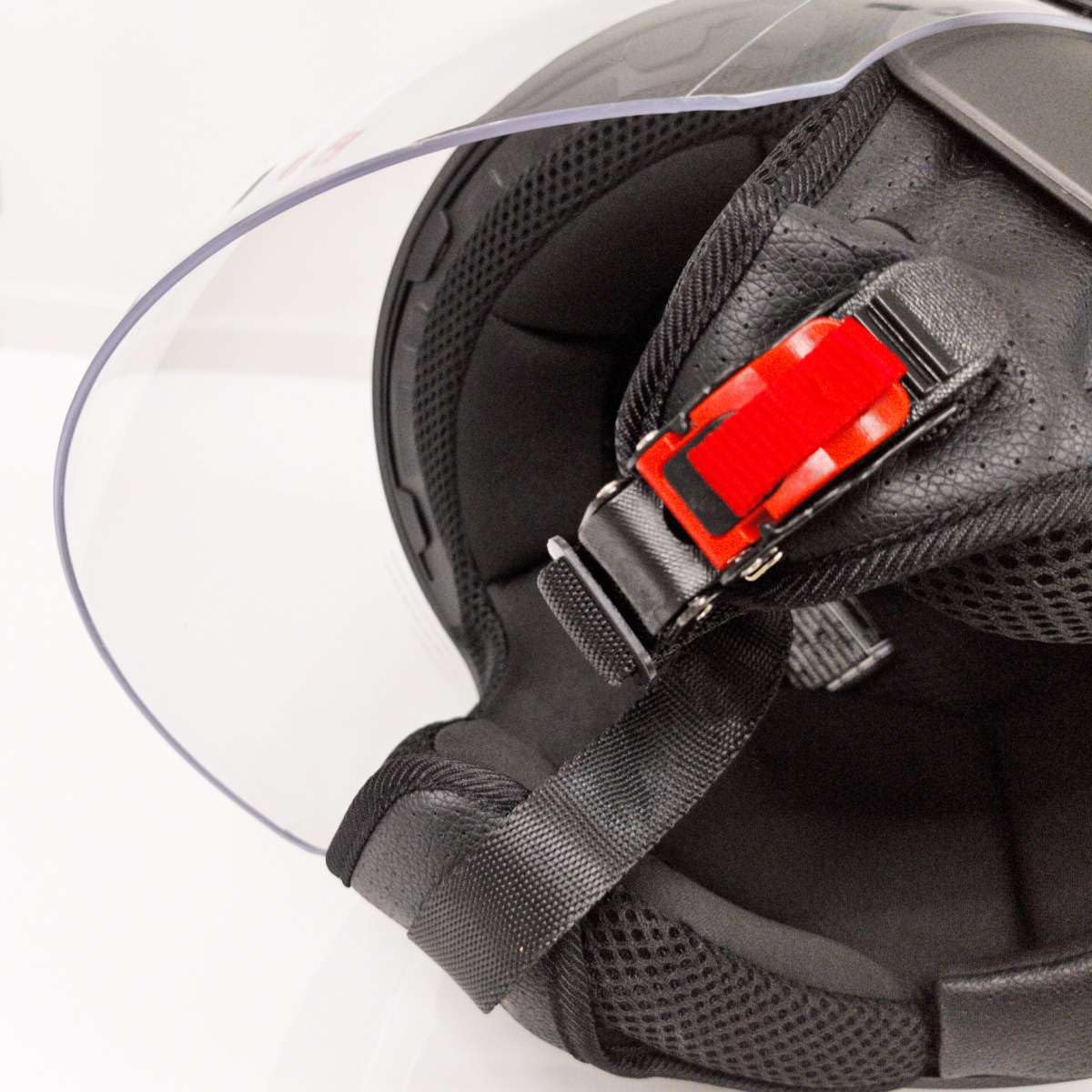 Casco Moto Scooter Visiera Lunga Omologato ECE Dieffe 34 Nero Opaco
