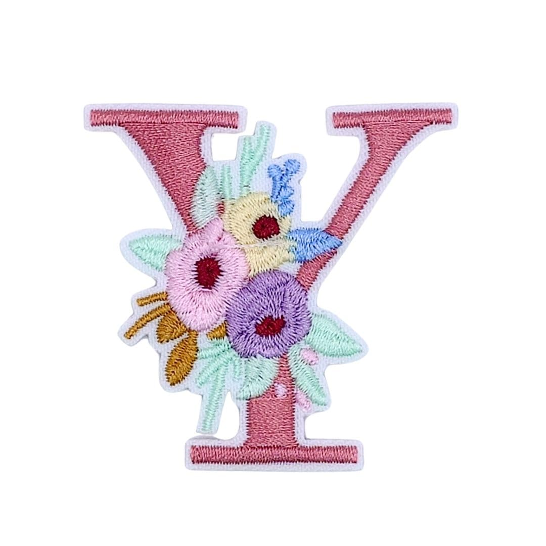 Amazon.co.jp: 刺繍アイロンワッペン アップリケ イニシャル