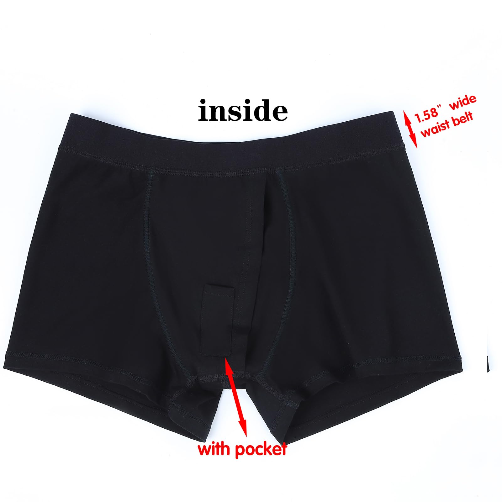 Lacnuopao Strap on Underwear Harness, Strapon Harness Strapon Strapless Strap on Boxer Strap ons Brief Panties