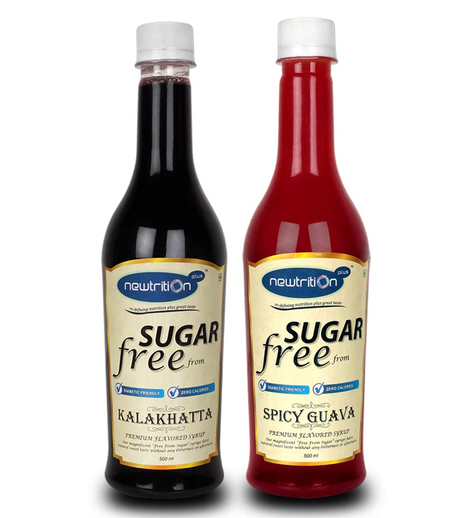Newtrition Plus Redefining Nutrition Sugar Free Premium Flavoured Guava & Kalakhatta Mixers Syrub, (500 ml Pack of 2) (B08C1XPKB1) Amazon Price History, Amazon Price Tracker