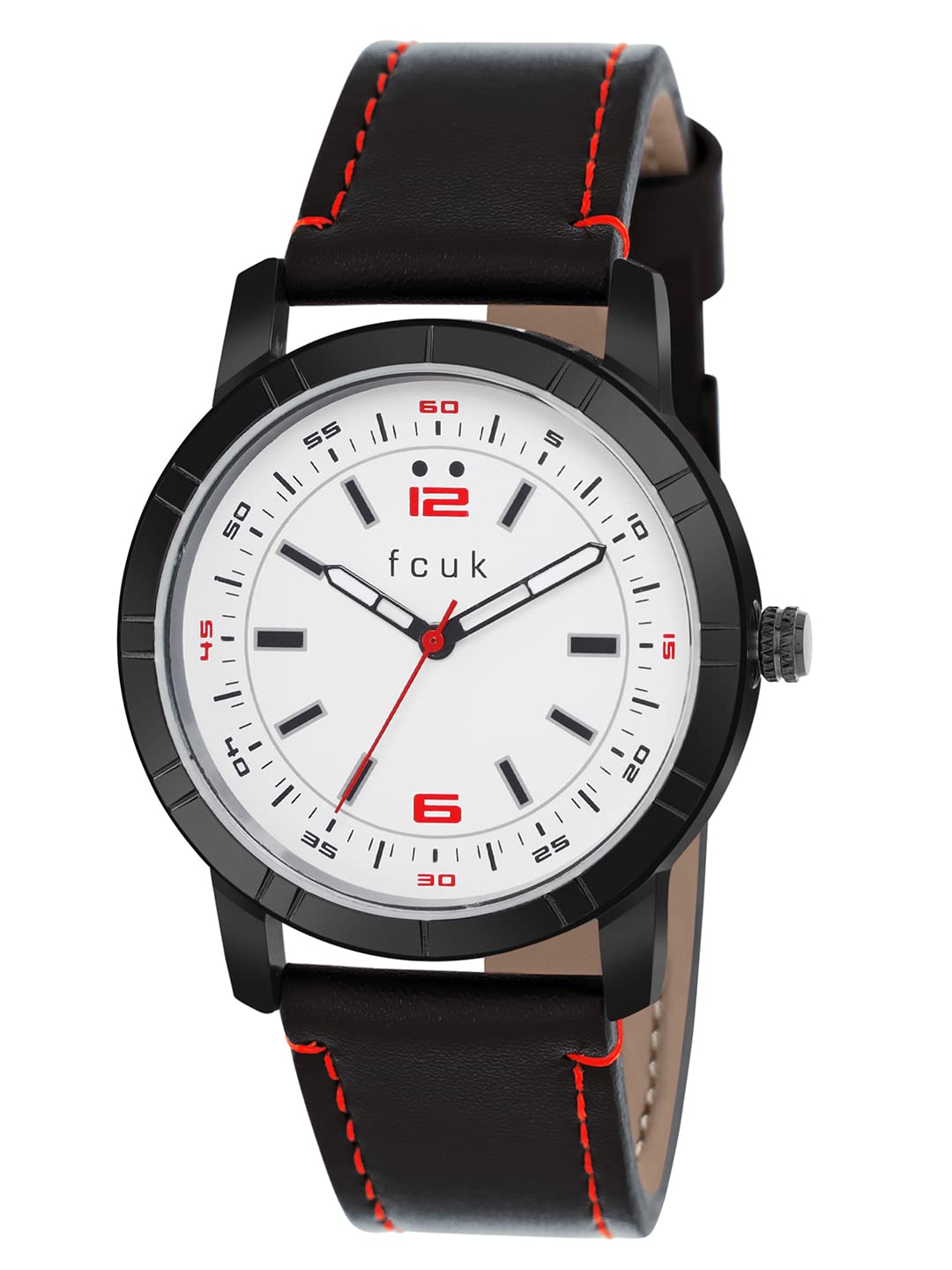 FCUK Analog White Dial Mens Leather Watch-Fk00012A (B0B6C4H1W5) Amazon Price History, Amazon Price Tracker