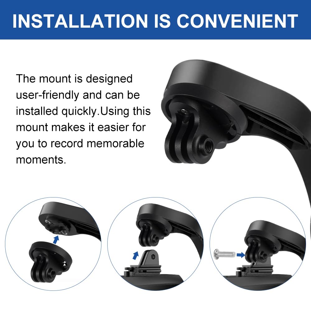 Support Vélo Universel Pour Garmin Edge, Varia, GoPro Et Lampe - Adaptateur 22 Mm, Alliage Aluminium - Compatible Guidon Vélo Route, Gravel, Urbain