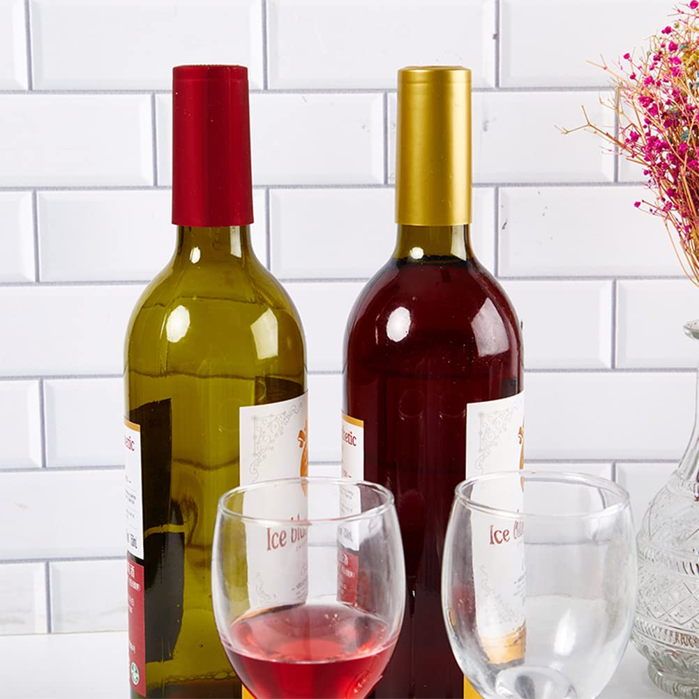 Capsule Termorestringenti Per Vino - 100 Pezzi, 33mm, Rosso E Nero - Foto 11