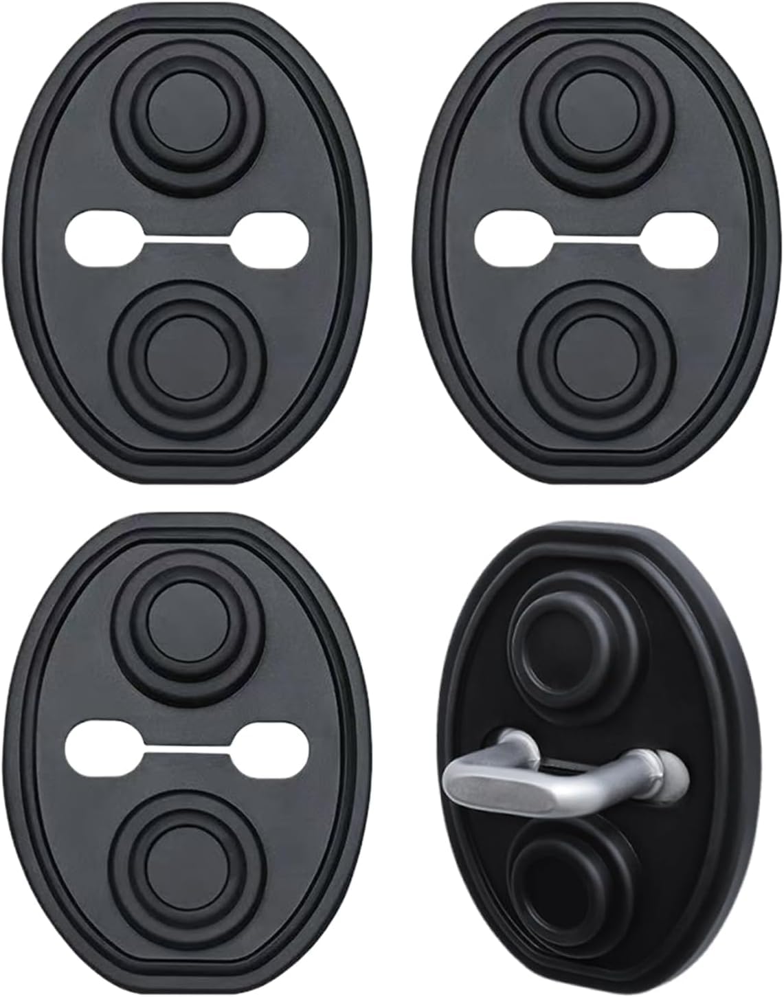 QIZUN Car Door Latch Lock Cover, for FIAT Topolino 2023-2026