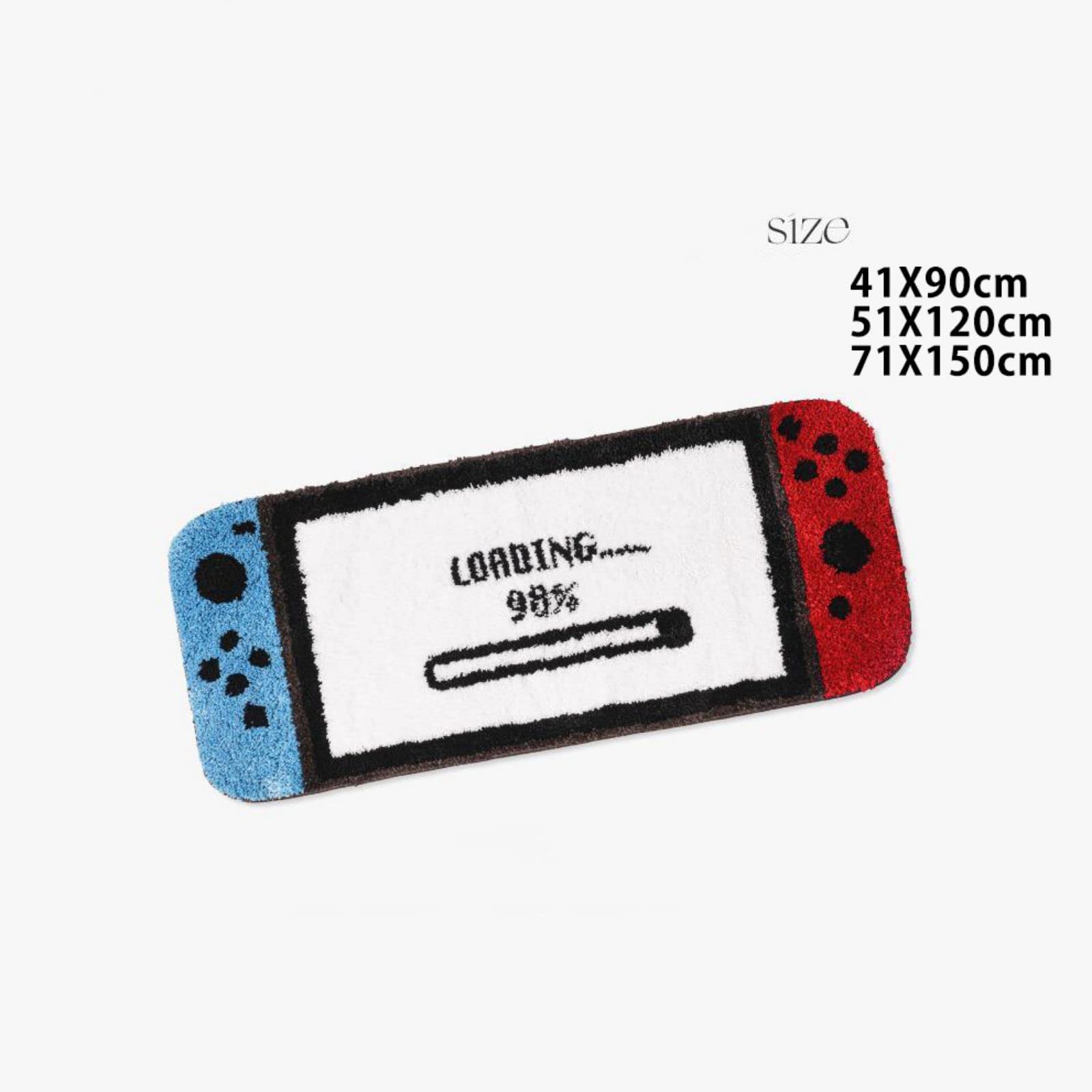 Switch柄のラグマット Amazon.co.jp: switch カーペット 絨毯 ゲーム機カーペット 超極柔