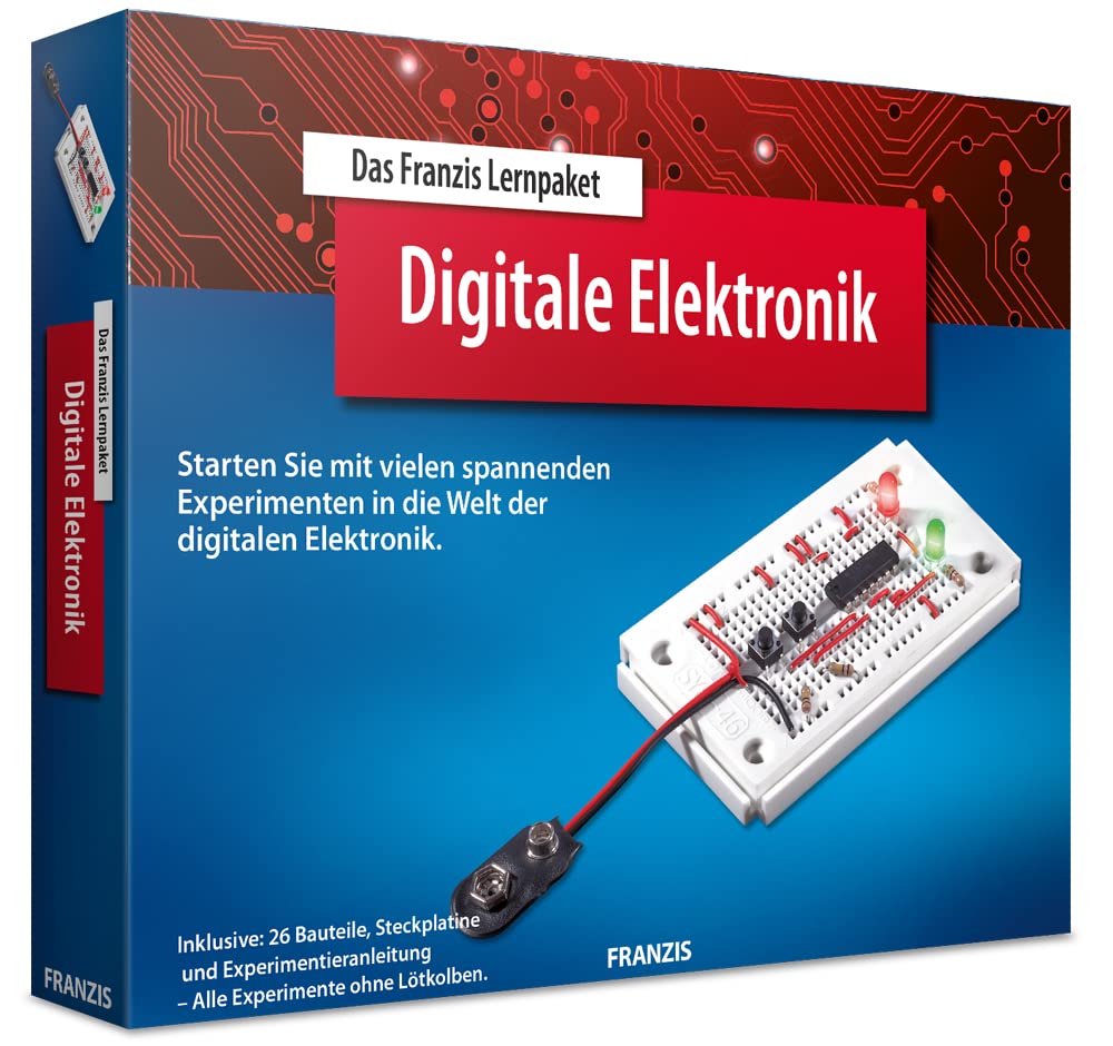 Das Franzis Lernpaket Digitale Elektronik: Starten Sie in die Welt der digitalen Elektronik mit vielen spannenden Experimenten      Hardcover – October 1, 2015