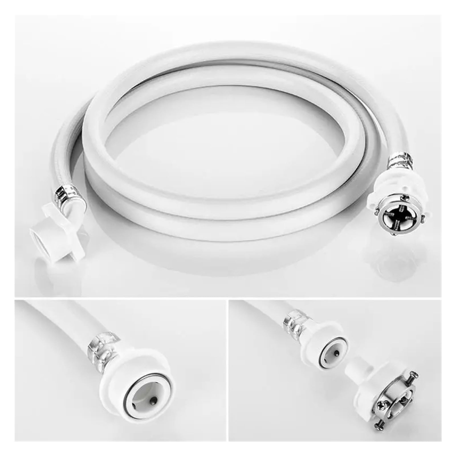 Tubo di Ingresso dell'Acqua for Lavatrice, Tubo for Lavatrice for riempimento d'Acqua, Tubo Flessibile for Lavatrice, Collegamento di Ingresso dell'Acqua Portatile(5m)