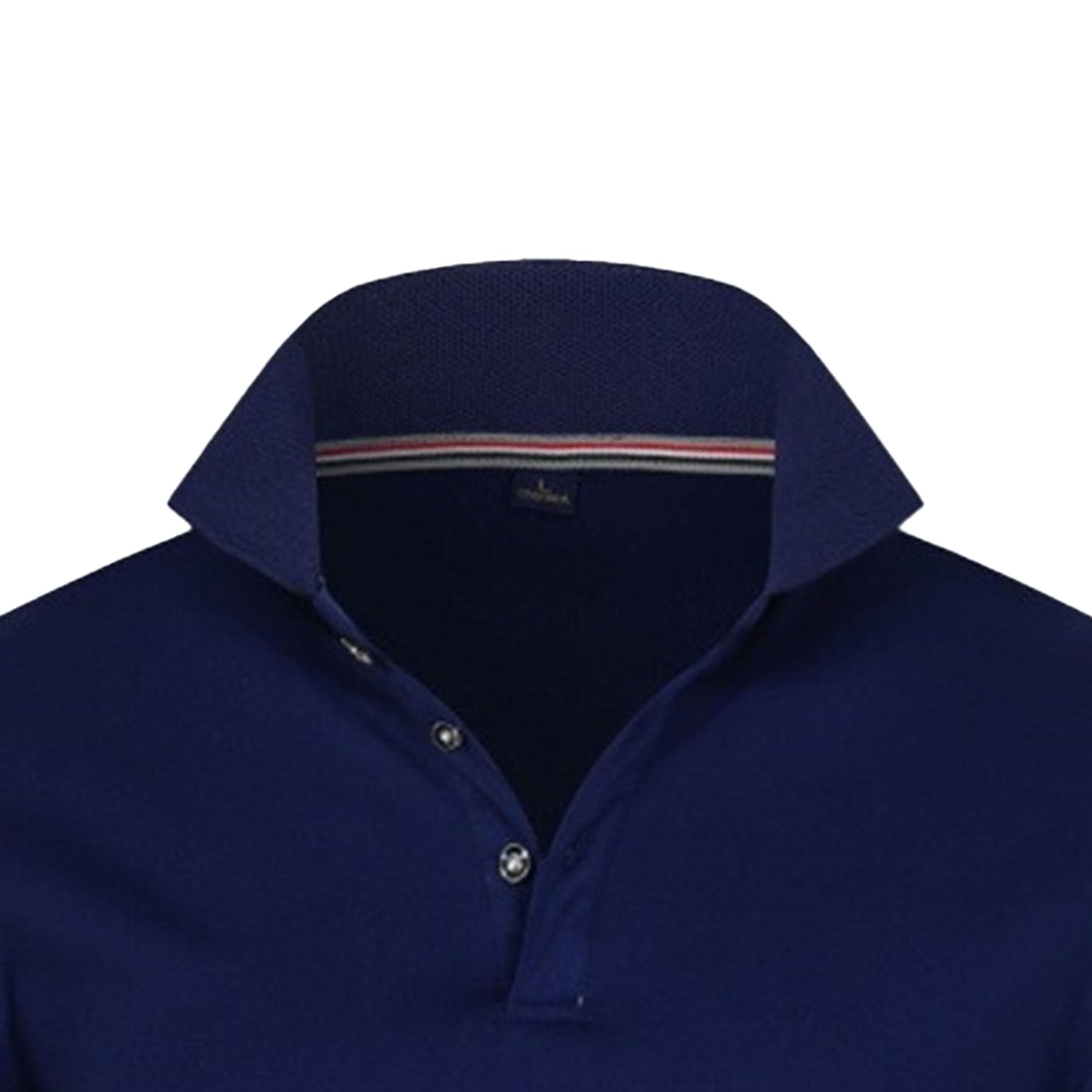 Men Quarter Button Business T Shirts Simple Style Casual Lapel Short Sleeve Shirt Summer Classic Solid Pullover Top (Dark Blue,3X-Large)