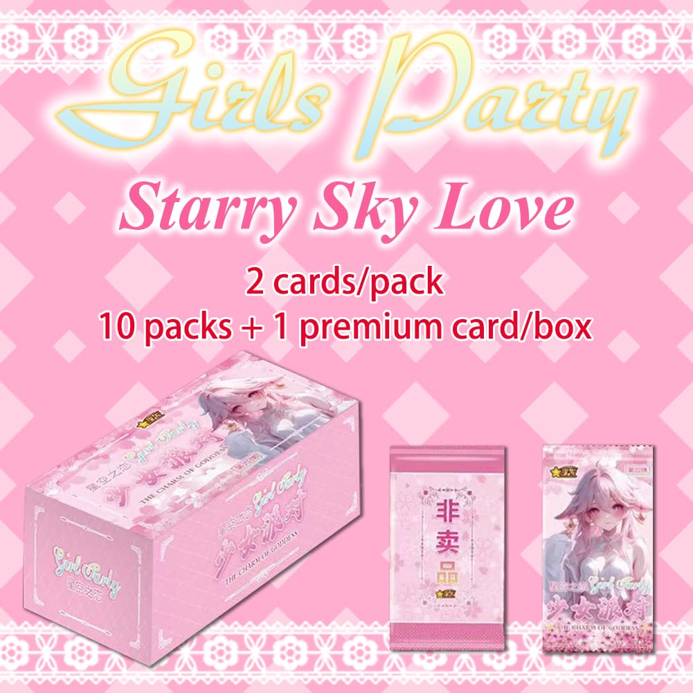 KUPAIDE Halloween Night - 1 Box, MEIKA Series TCG Anime Girl Cards Collection (WSJZY)