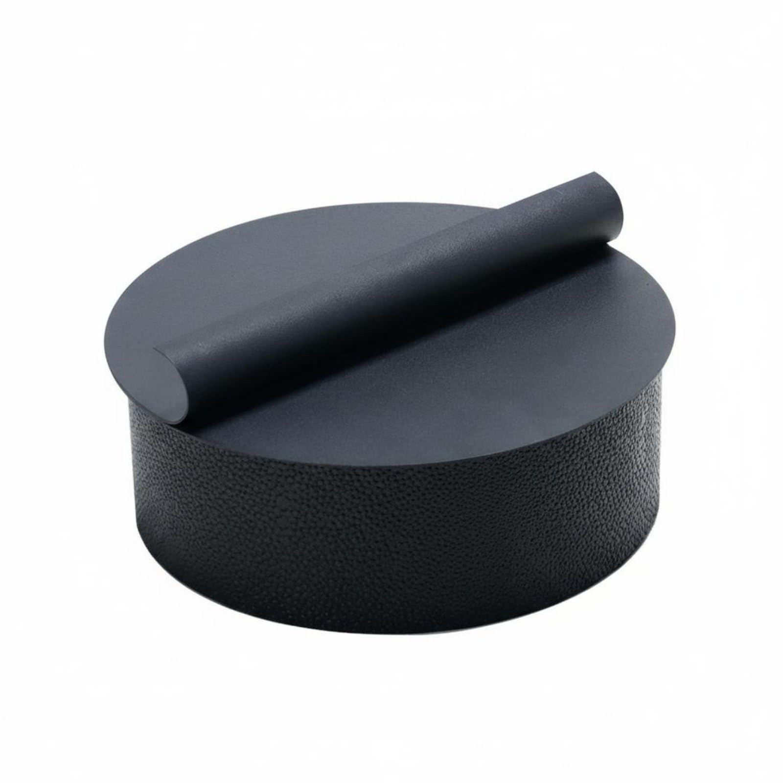 Lidded Candy Jar Decorative Wood and Metal Jar Round Storage Container Mixed Materials Modern Trinket Box Good Sealing, Dh201300l-image-28