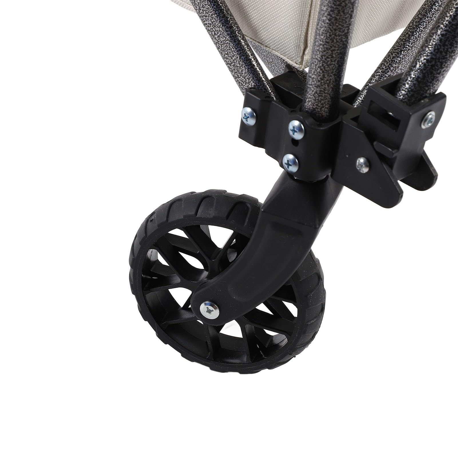 Cocoarm Carrello Pesante Pieghevole, Capacità 150KG Carrello da Campeggio con Ampio Deposito, Telaio in Acciaio e Fibra di Poliestere per Trasporto All'aperto, Spiaggia, Campeggio,