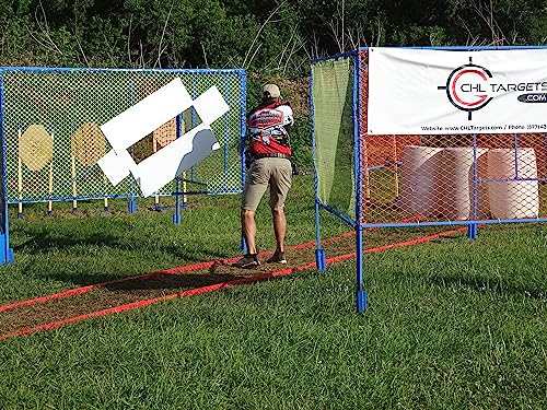 Image of Official USPSA /IPSC Cardboard Targets, Competition Torso, Silhouette Shooting, Cardboard Target. Made in USA