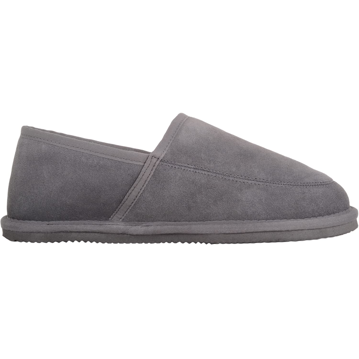 SNUGRUGS Suede with Wool Lining and Rubber Sole Zapatillas de Estar por casaUnisex Adulto