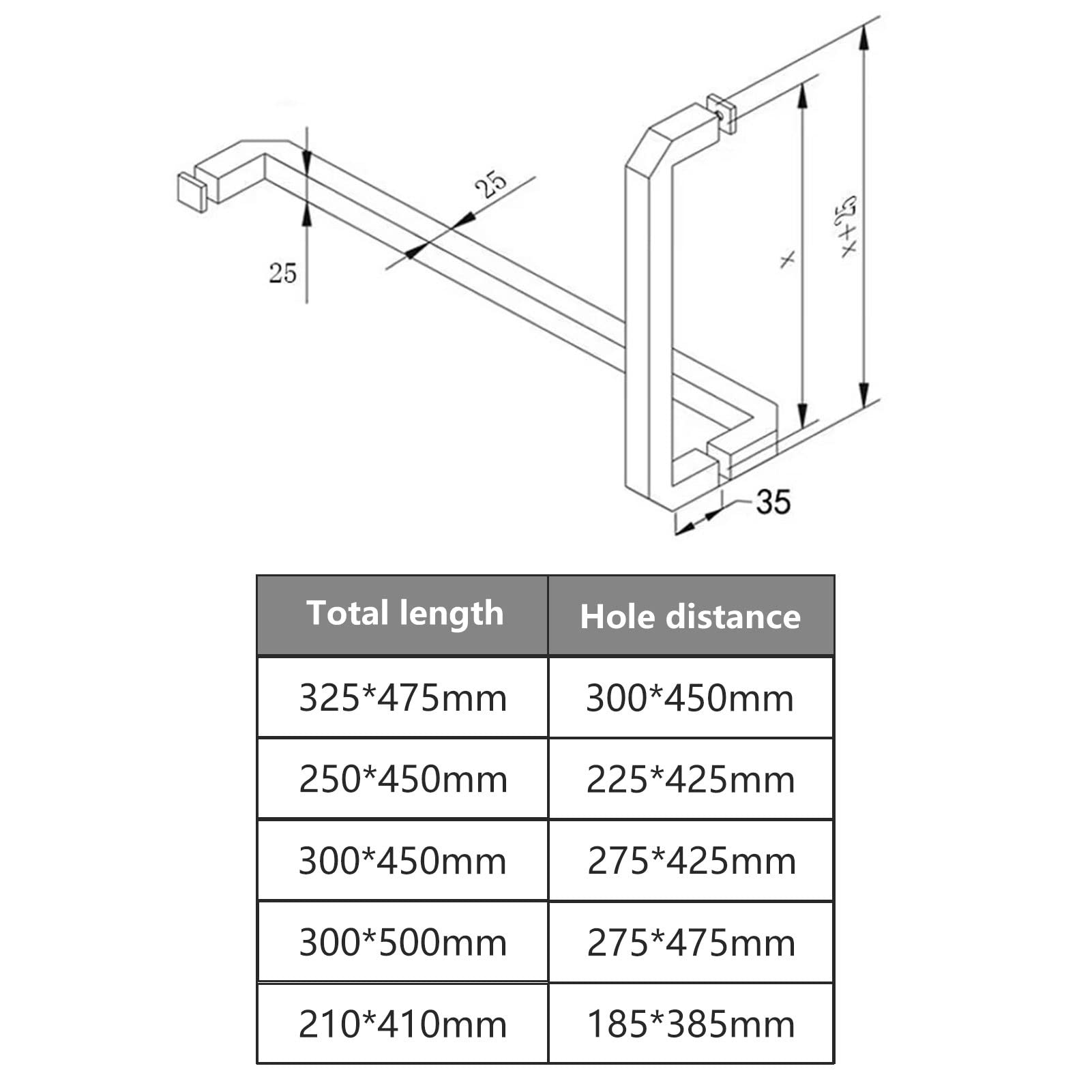 Tirador de Puerta de Acero Inoxidable, pomos para Puertas de Ducha, Manilla para Puertas de Cristal, manillas Sencillas para Puertas correderas, Palanca para Puertas de Cristal de baño, Colo