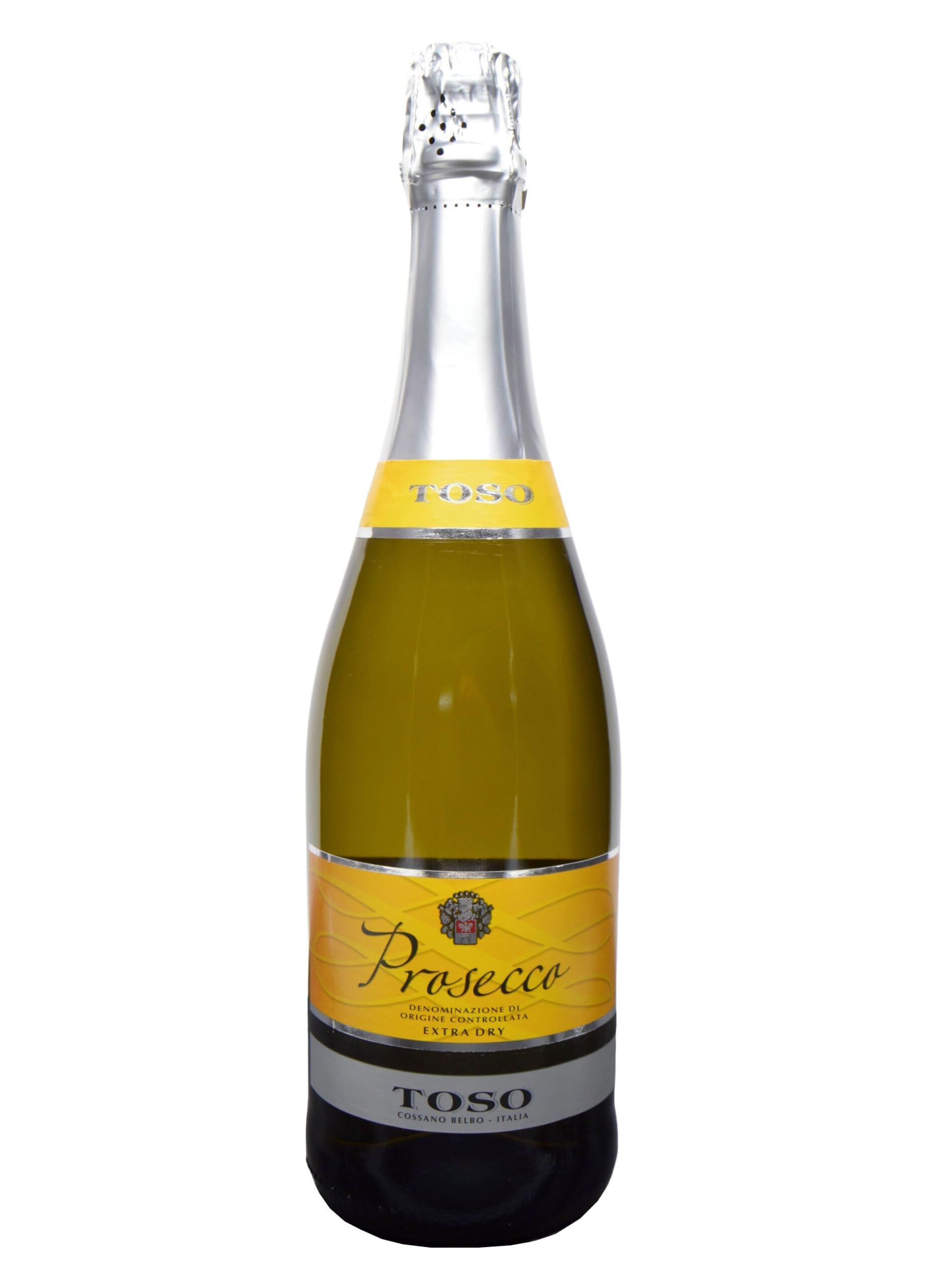 Toso Extra Dry Doc Prosecco - 2 Paquetes de 750 ml - Total: 1500 ml