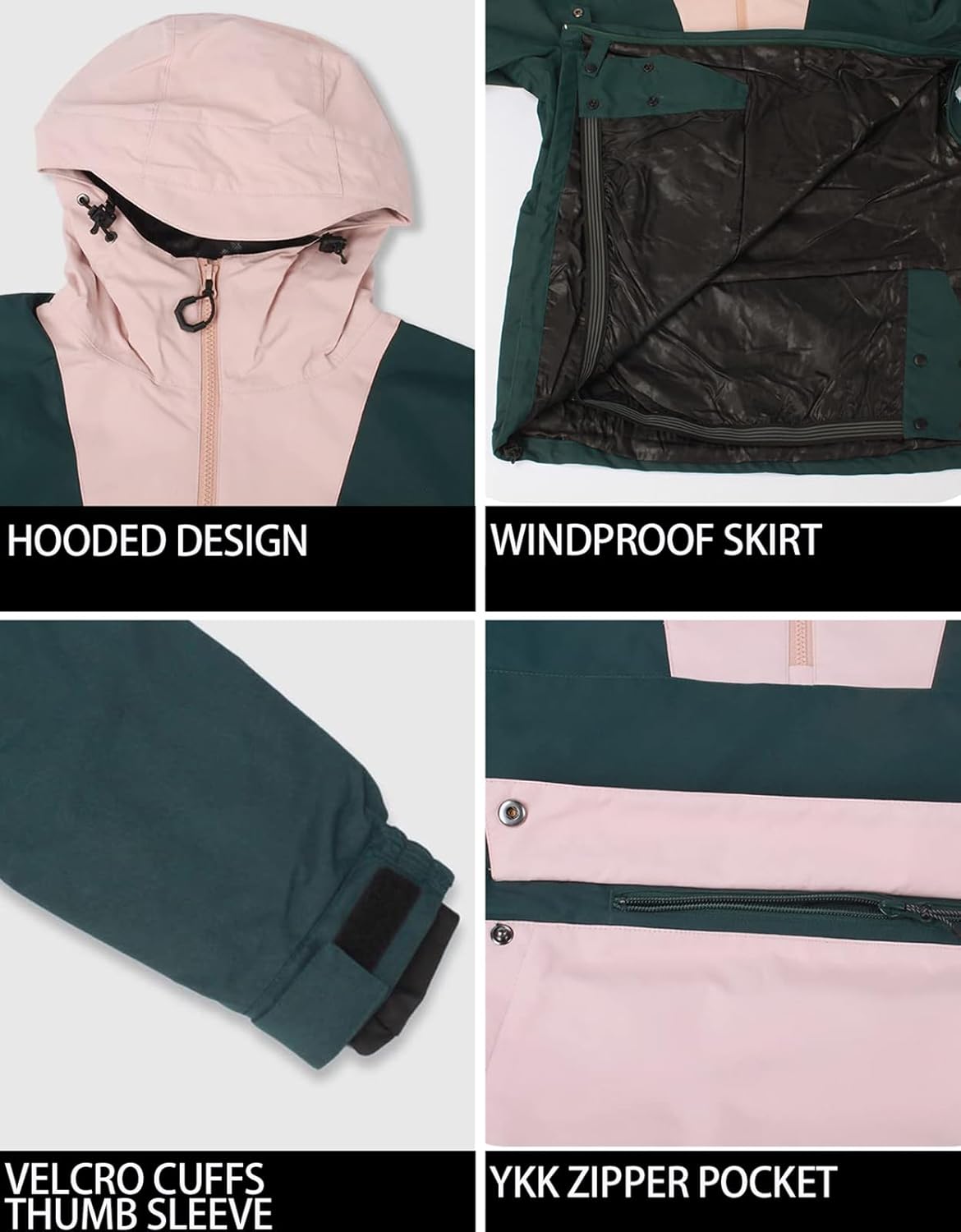 Men Ski Jackets Snowboard Coats Women Waterproof Pullover Jacket Winter Sports Windproof Warm - Image 5