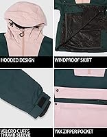 Vista 41 de Chaquetas de esquí para hombre, abrigos de snowboard para mujer, chaqueta impermeable para deportes de invierno, resistente al viento, cálida Todo