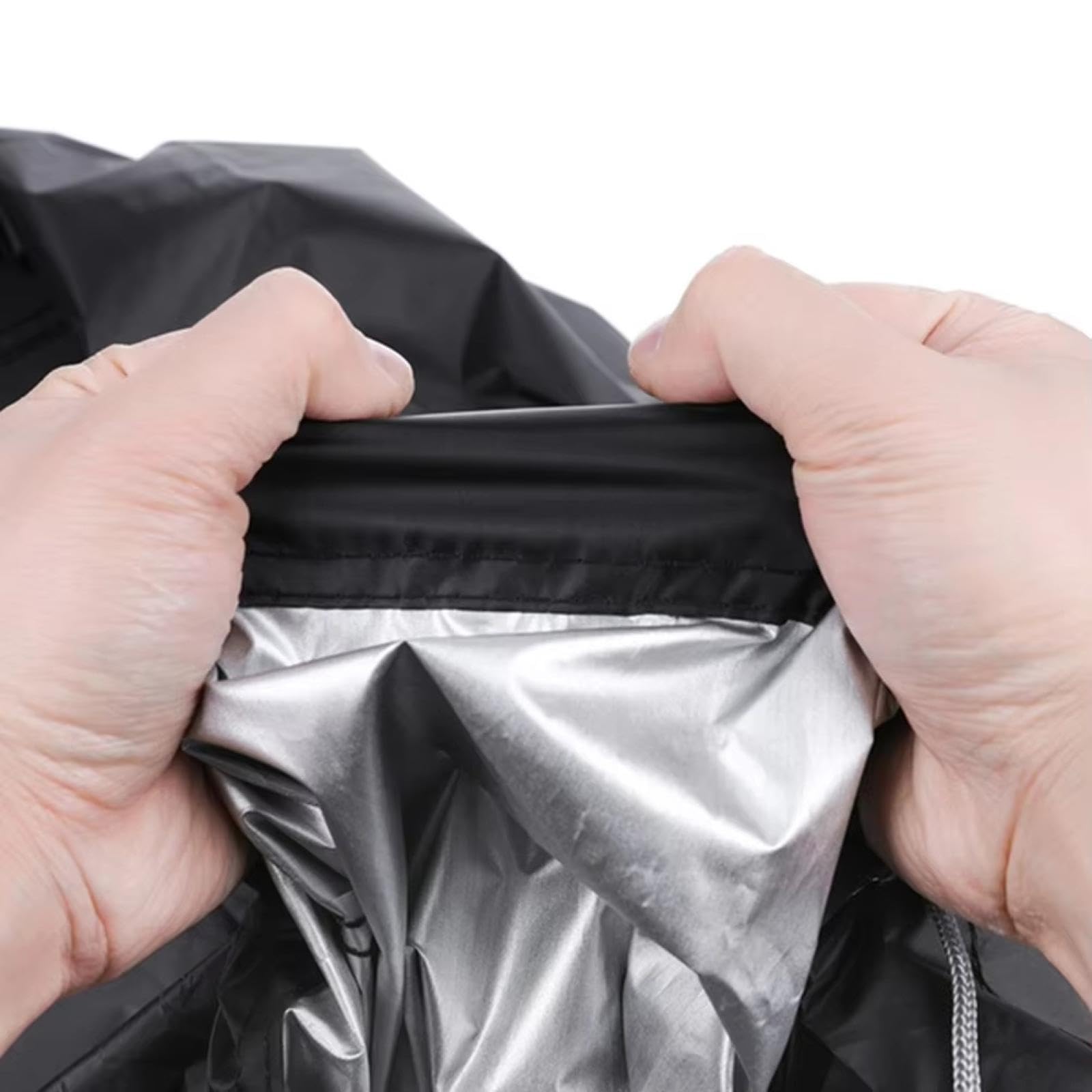 HeavyDu 420D - Funda impermeable de piel de buey para jardín, 420 x 360 x 80 cm, resistente al invierno, protección contra rayos UV, protector para mesa y toldo, para balcón