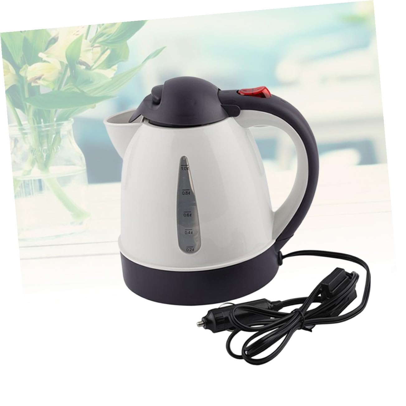 Elektrischer Wasserkocher Aus Edelstahl 150w 12v Auto Teekessel Mit Automatischer Abschaltung Trockengehschutz Und Klappbarem Deckel Für Sicheres Reisen