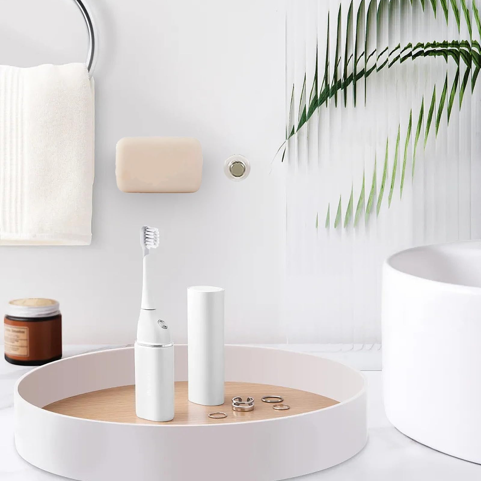 Lot De 2 Porte-savon Magnétiques En Acier Inoxydable Pour Mur