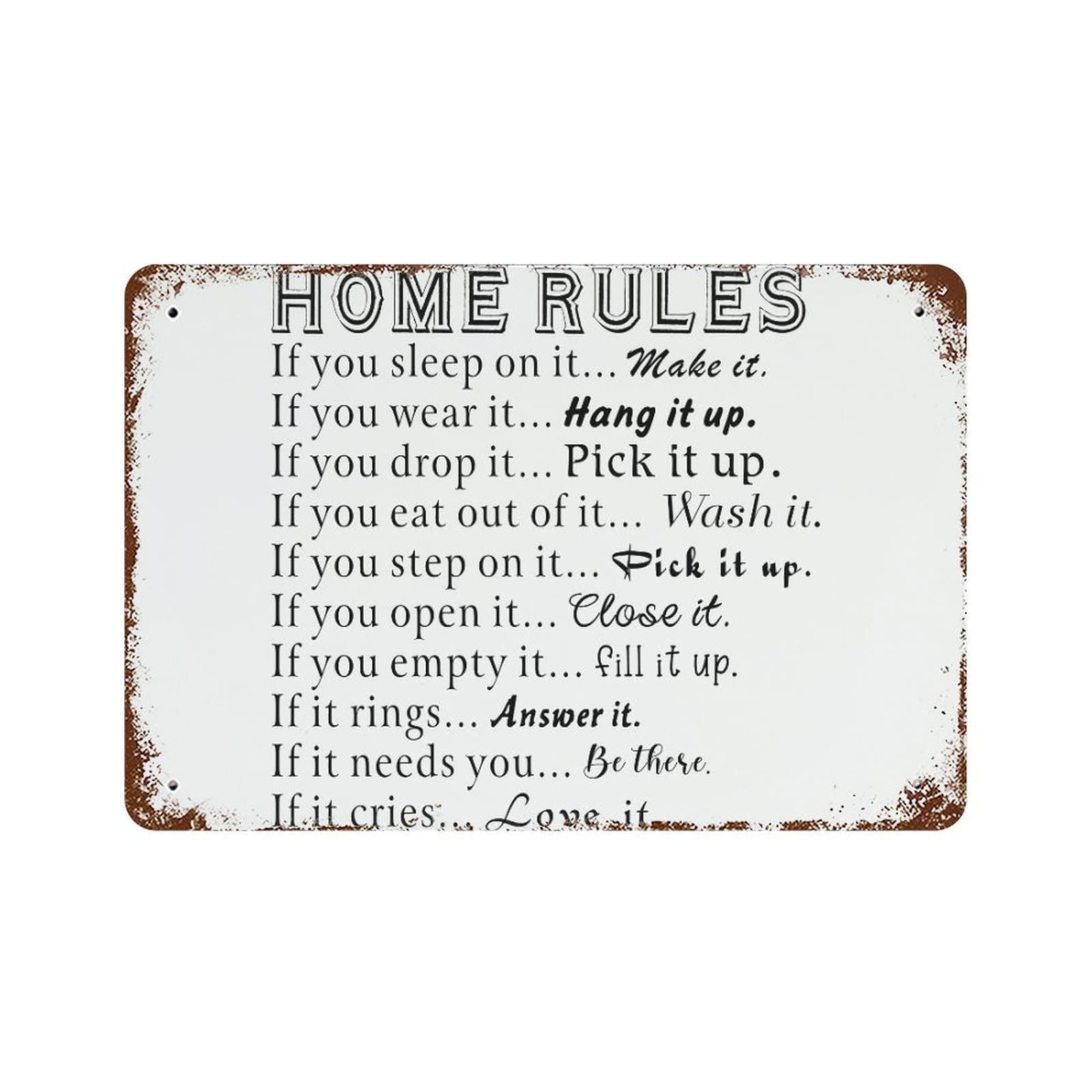 Panneau de motivation vintage pour bar et jardin | Déco rétro grand format