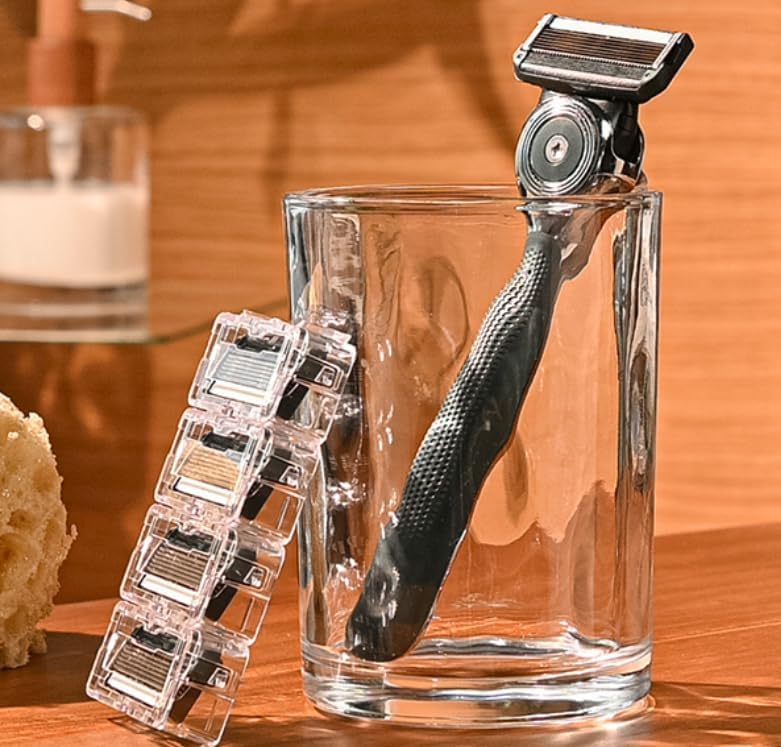 Maquinilla de afeitar Flection System 6 hojas Deliplus + 1 paquete de 4 cuchillas de recambio incluidas