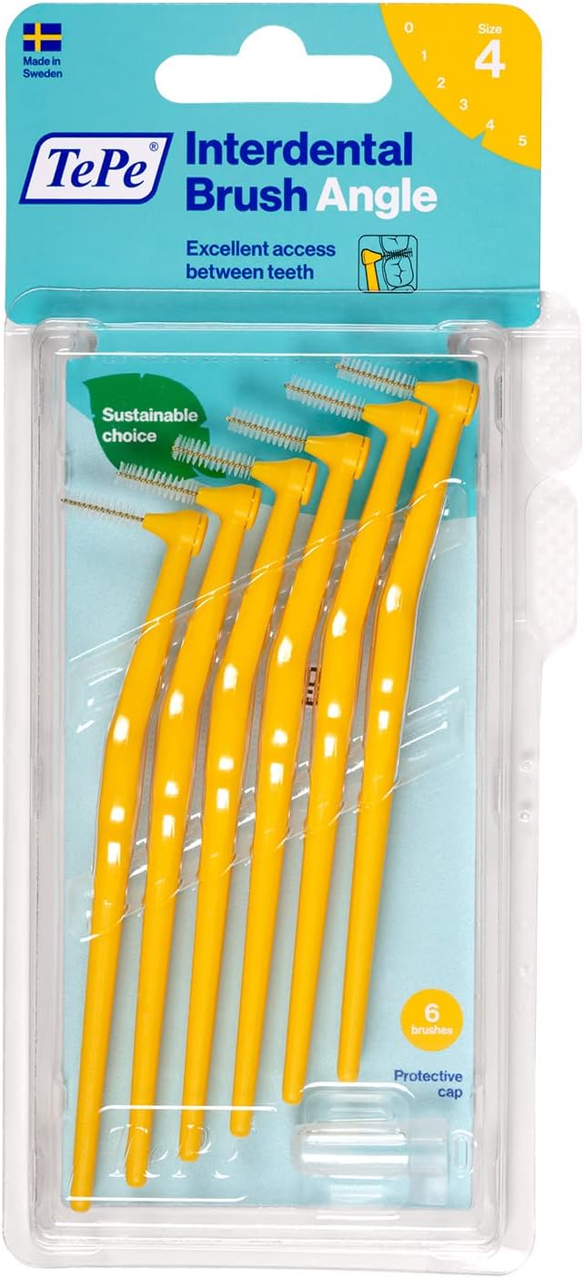 TePe Angle IDB Gelb 0,7, 5 pcs. Interdental Brushes Amazon.co.uk