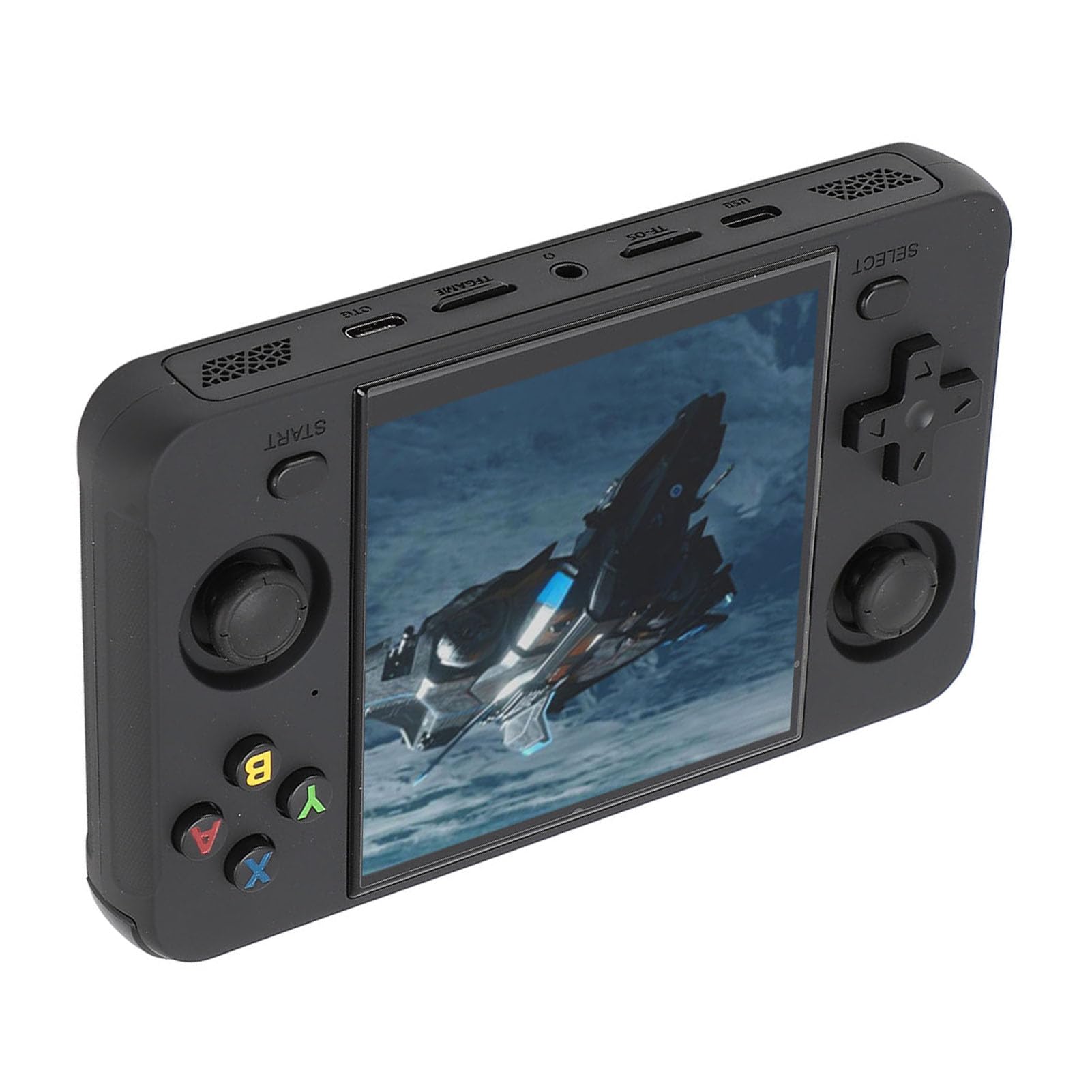 Console per Videogiochi retrò Portatile Schermo IPS da 4 Pollici Console per Videogiochi Portatile Open Source per Bambini Opzioni di Memoria 128G ( 64G)