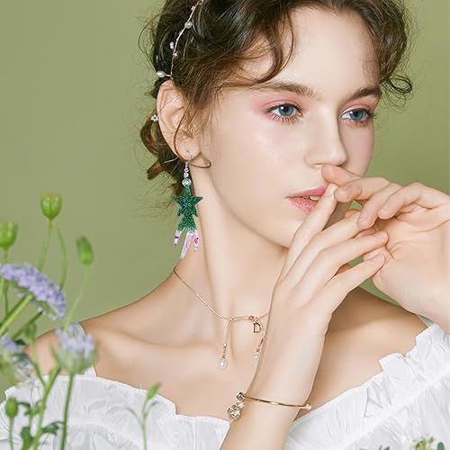 Miniatura 4 de DeryArcle Moldes de resina para pendientes, juego de moldes de silicona para joyería de estrellas de luna, molde de fundición de resina epoxi