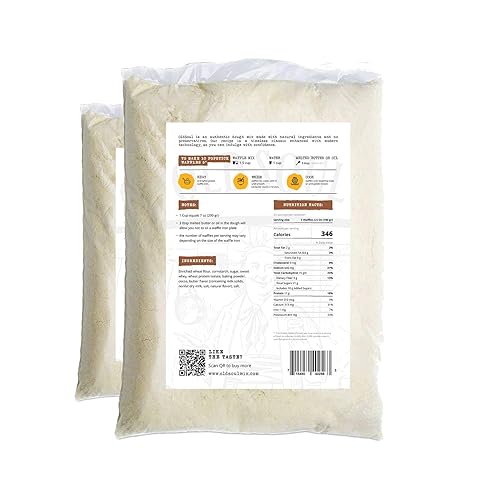 Miniatura 2 de OldSoul - Mezcla profesional de gofres para palillos, crujiente, sin soja y nueces, mezcla de masa de gofres en barra, sabor a chocolate, 10 libras,