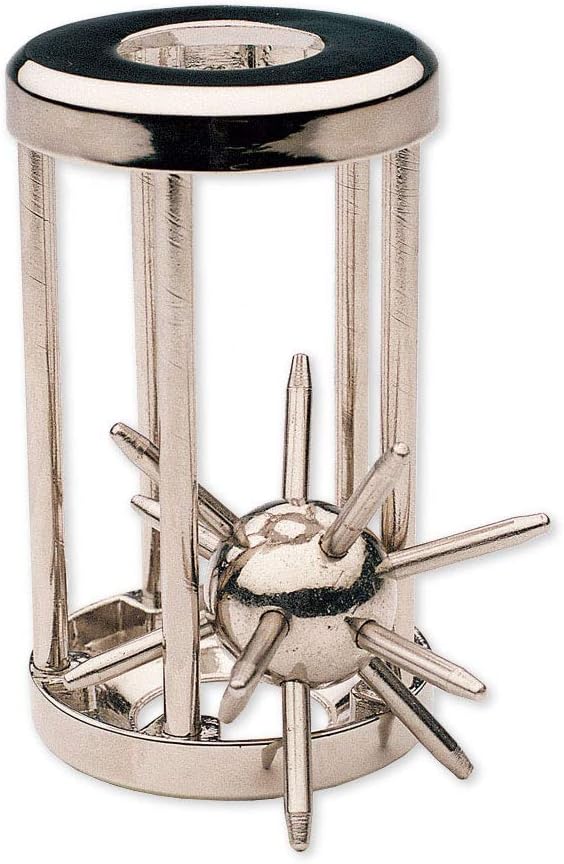 Bits and Pieces Trapped Satellite Metal Brainteaser Puzzle Metal