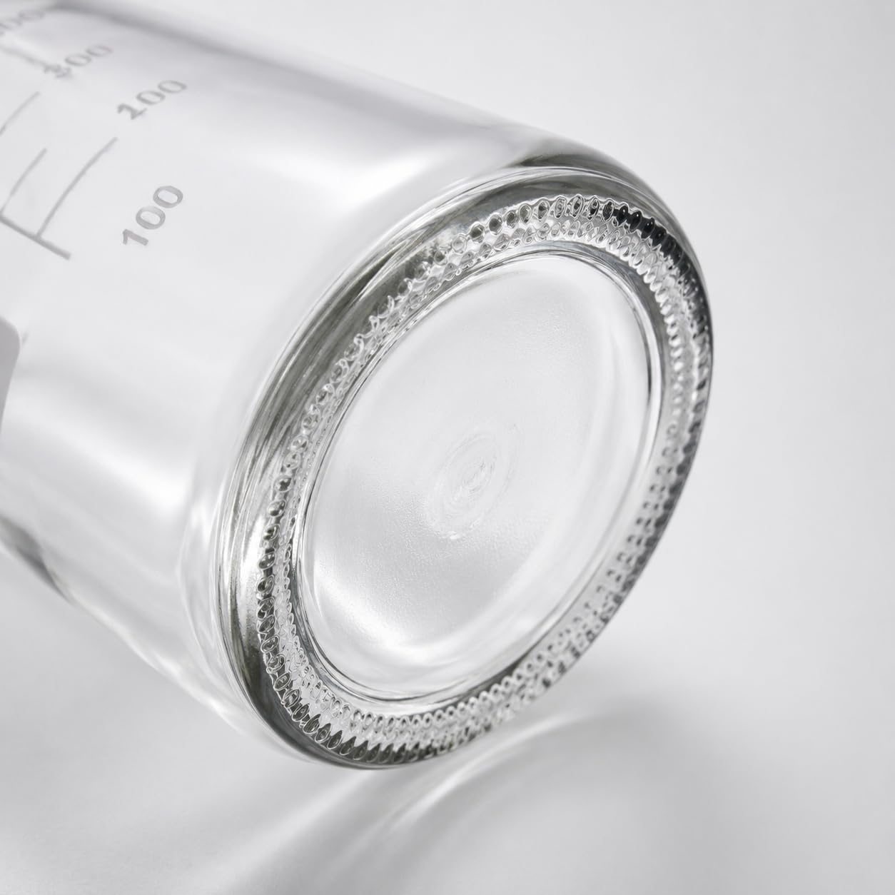 Flacone Reagenti Vetro Laboratorio Bocca Larga Graduato-Ambra 1000ml | Flacone da Laboratorio Versatile Adatto per Prodotti Chimici Polveri e Campionamento
