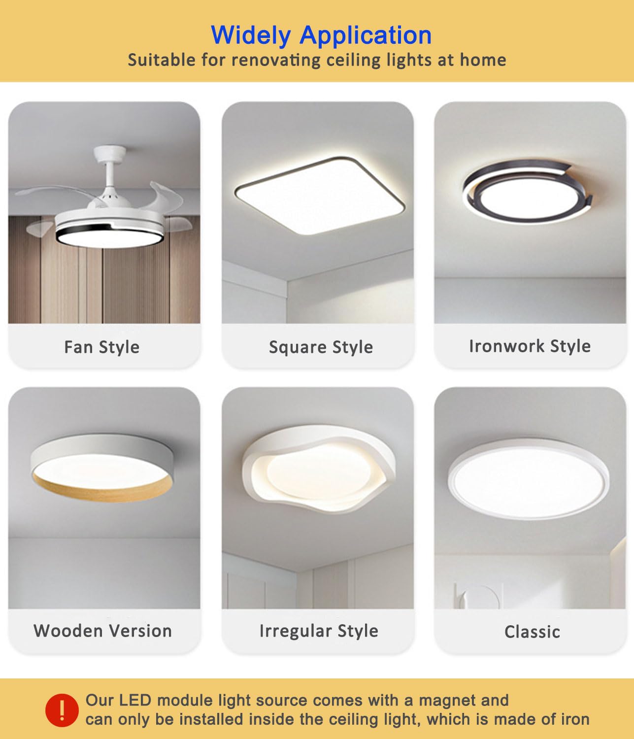 Modulo Led Ricambio Per Plafoniere in Illuminazione per Interni