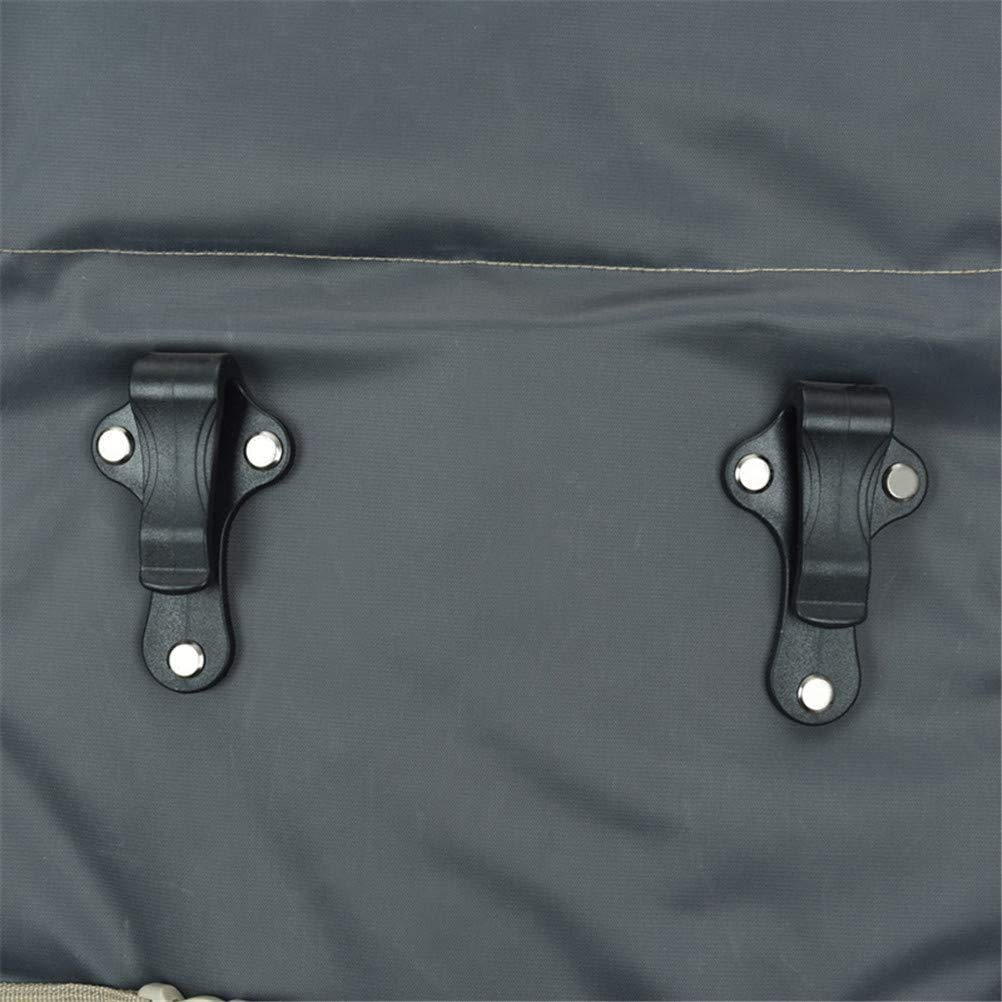 50L Satteltaschen für Fahrrad Gepäckträger Wasserdicht, Double Bike Bag Taschen Einstellbare Große Kapazität Polyester Fahrradtasche Reflektierende Bänder Fahrradgepäckträgertaschen Hinten,Army green