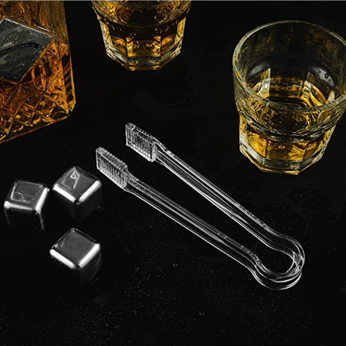 10pcs Acrylic Serving Tong Clips for Ice and Sugar Cubes
