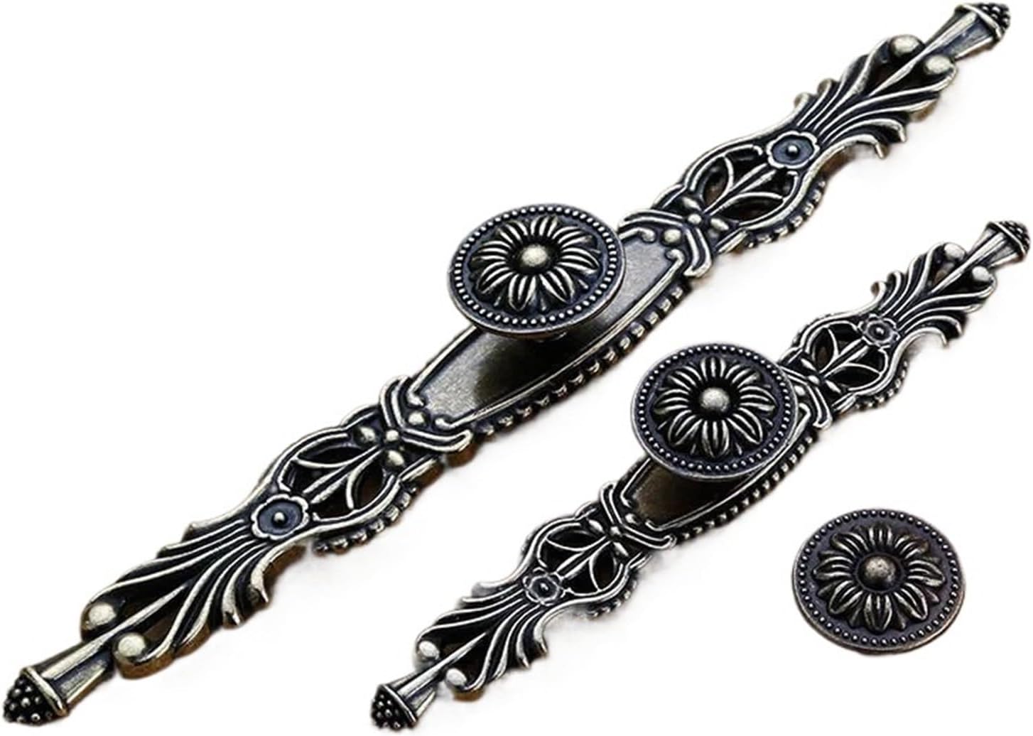 Cabinet Zinc Alloy Handles Wardrobe Drawer Knobs Kitchen Cupboard Door Pulls European Furniture Handle Hardware 2Pcs(Knob)