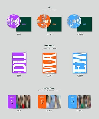 Miniatura 3 de SM Ent. ENHYPEN - DIMENSIÓN : Álbum DILEMMA+Beneficio de preventa+Póster plegado+Juego de tarjetas fotográficas adicionales (SCYLLA ver.), 0