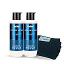 Helios leather lotion with Microfiber Cloth | Leather Conditioner & Moisturizer for Shoes, Bags, Jackets, Wallets | Nourishes & Restores Leather Shine – 150 ml (Pack of 2 Bottle) gallery image
