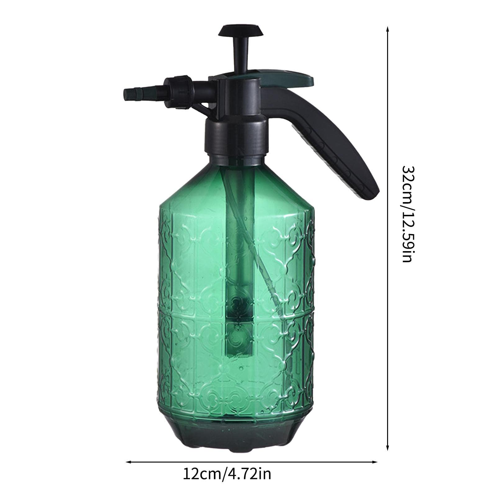 Drucksprüher, Gießkanne mit Verstellbarer Düse, Tragbare 2-Liter-Druckflasche mit Verstellbarer Düse zum Bewässern von Blumenrasen, zum Reinigen und Waschen zu Hause