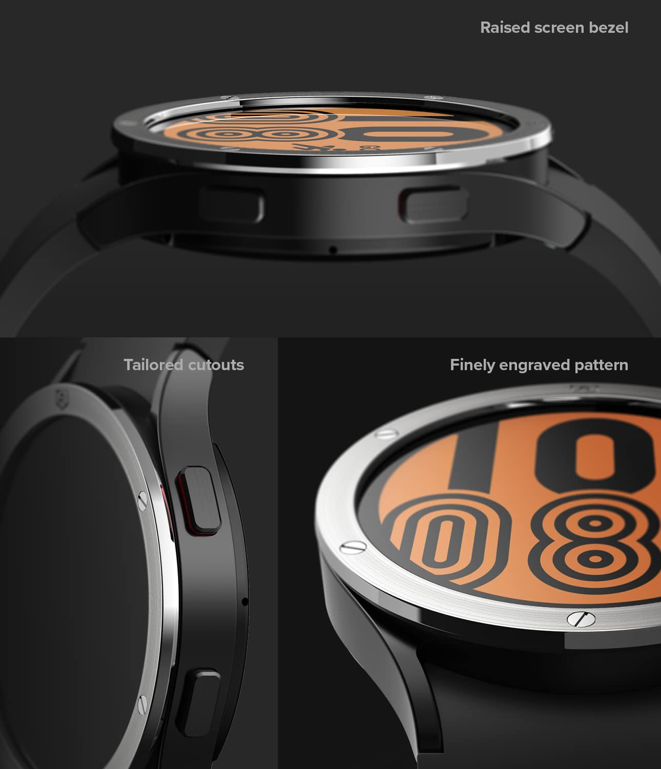 Ringke FR VAR Bezel Styling compatibile con Samsung Galaxy Watch 4 44 mm
