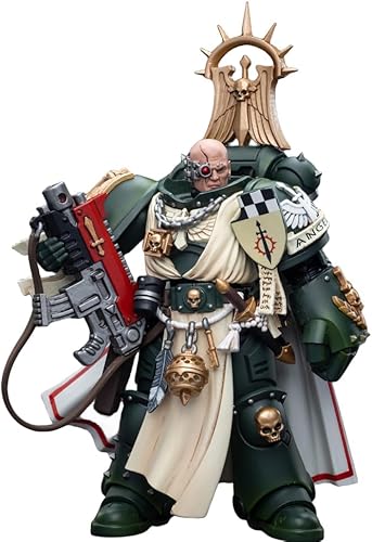 HiPlay JoyToy Warhammer 40K Figura coleccionable Dark Angels Master con puño de poder, figuras de acción a escala 118 JT7691 (JT7691)