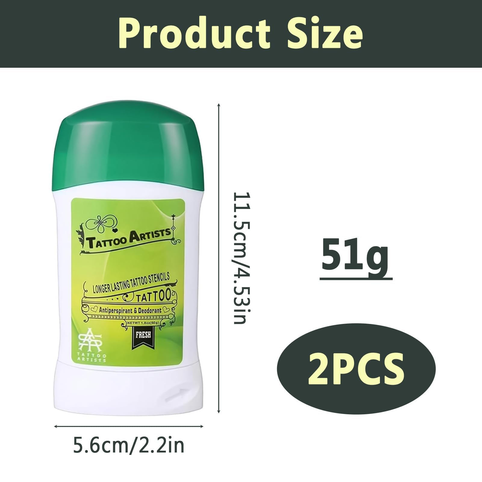 2 Piezas Crema de Transferencia de Tatuaje, Tattoo Transfer Cream Gel 51g, Ideal para Tatuajes Temporales, Crema de Transferencia para Plantillas, Tatuaje Semi-Permanente y Suministros de Body Art