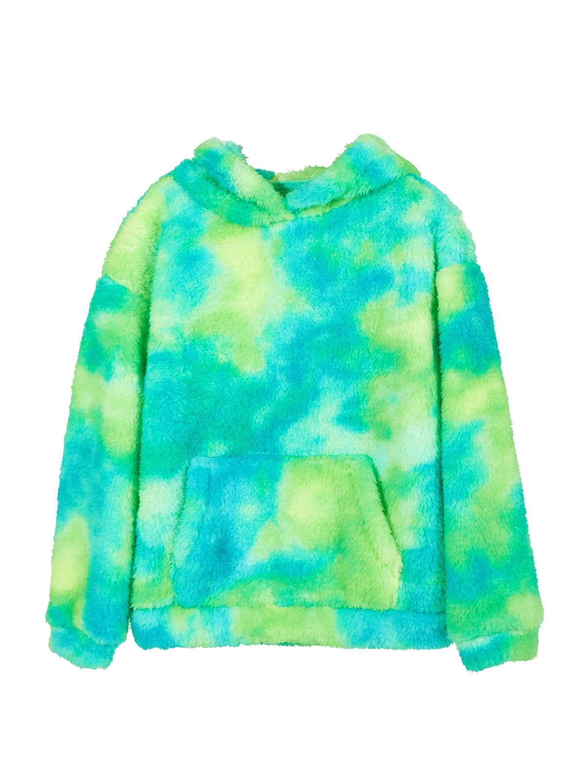 Makkrom Boys Girls Sherpa Fleece Hoodies Pullover Sweatshirts with Pockets