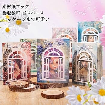 Amazon | 海外デザインペーパー ヴィンテージ ペーパー 素材紙