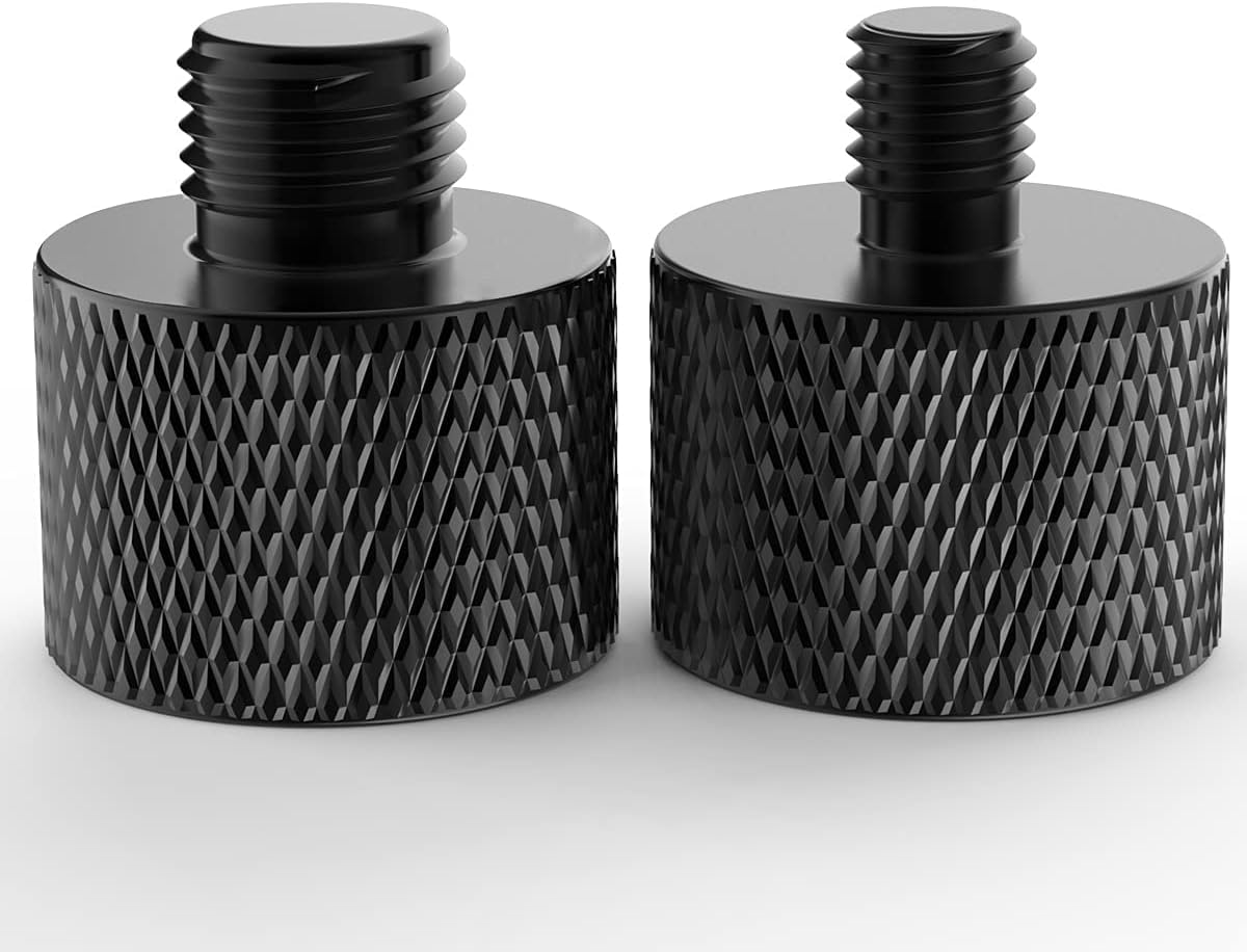 SHOPEE 2pcs Mic Stand Adapter Set - 5/8 Female to 3/8 Male and 5/8 Female to 1/4 Male Screw Thread for Microphone-image-25